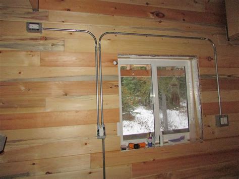 log home electrical boxes|log cabin electrical wiring.